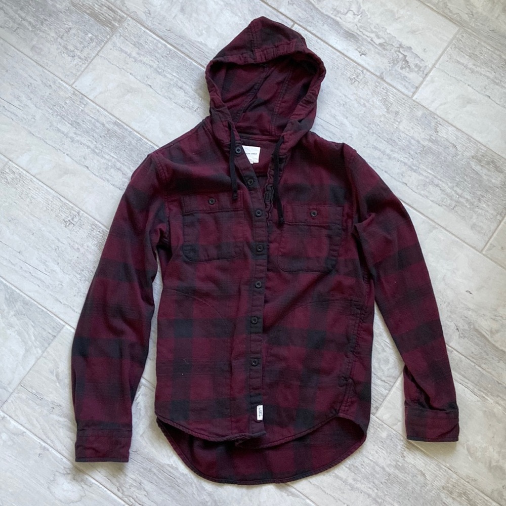 American Eagle button up sweater.